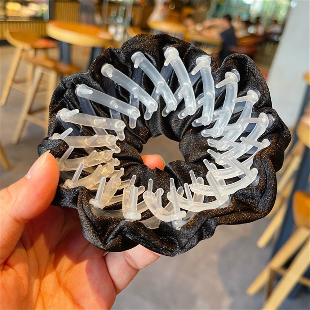 Kẹp tóc hình nơ lớn 4 màu thời trang cho nữ