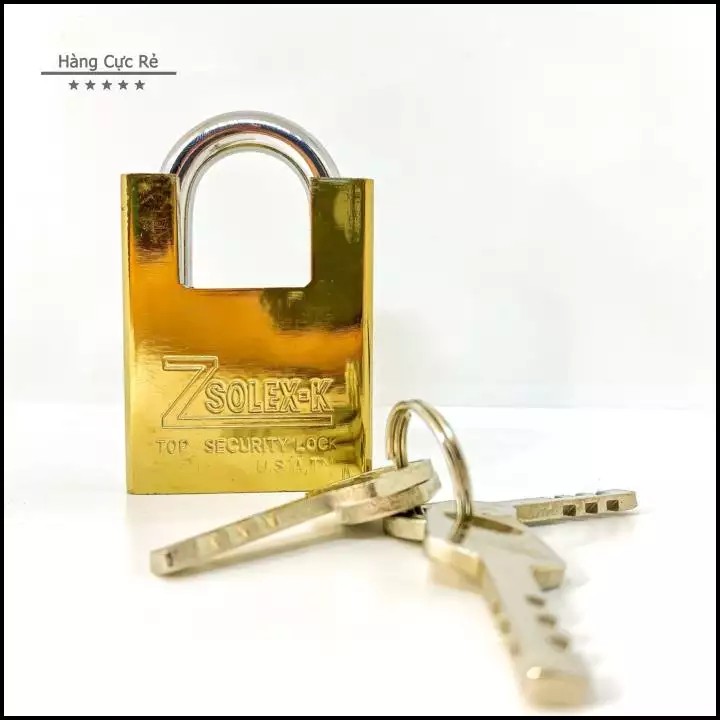 Ổ khóa cửa chống trộm chống cắt ZSolex 50mm U.S.A bảo vệ căn nhà bạn an toàn. Ổ khóa chống trộm, chống cắt