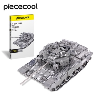 Bộ đồ chơi lắp ráp xe tăng quân đội t-90a 3d bằng kim loại