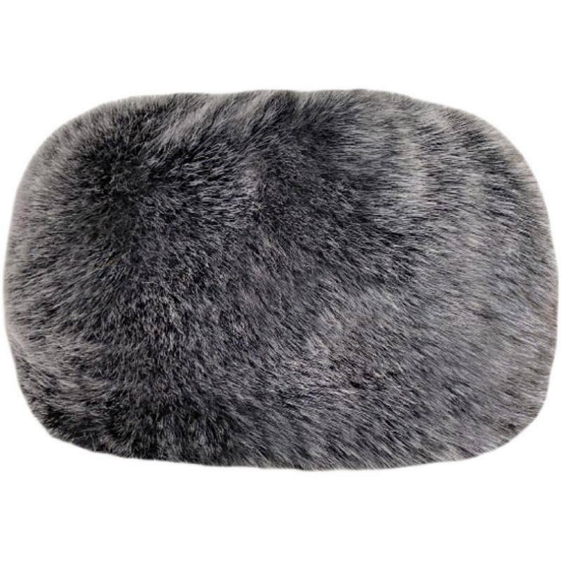 Mũ trùm đầu lông cáo nhân tạo dày giữ ấm thời trang thu đông độc đáo