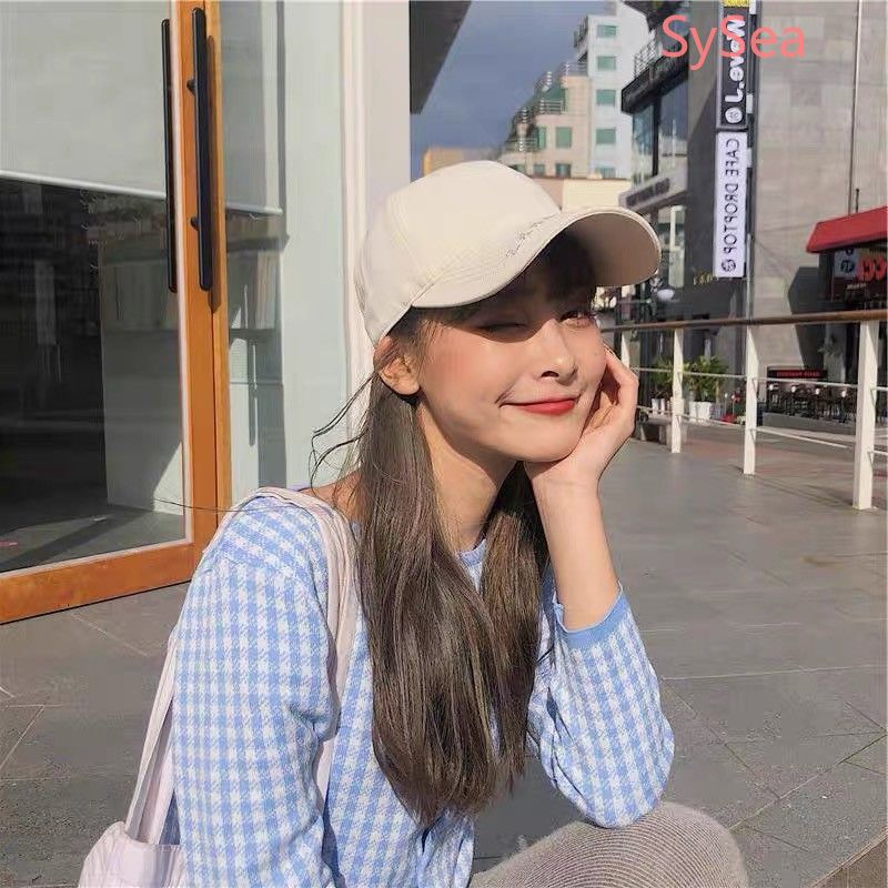 Mũ lưỡi trai thêu hình mặt trăng thời trang dành cho nữ