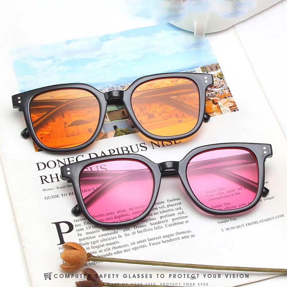 Kính Mát Gọng Vuông Màu Đen Phong Cách Vintage Cho Nam Và Nữ VANES1