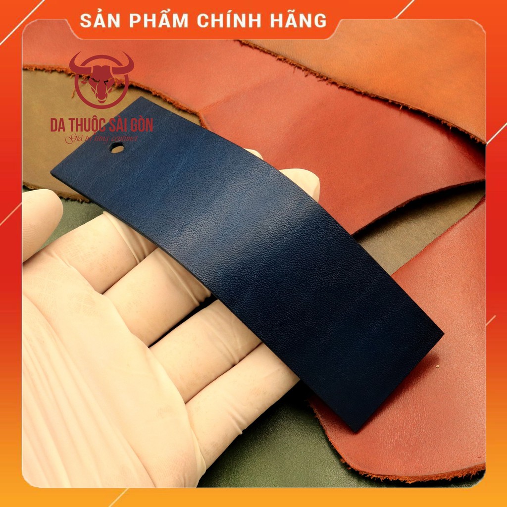 Màu mhuộm da bò Italy cao cấp màu xanh dương đậm (Bluette) - Da Thuộc Sài Gòn