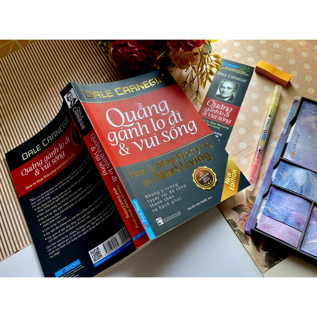 Sách Quẳng Gánh Lo Đi &amp; Vui Sống (Bìa Mềm) First News
