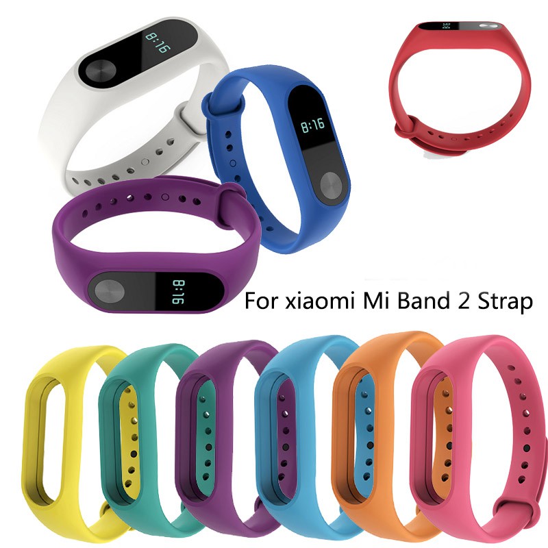 Mi band 2 Replacement silicone Wriststrap for Xiaomi Mi Band 4 3 strap Bracelet  Wrist Band