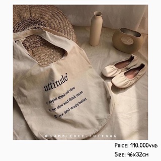 attitude' tote bag