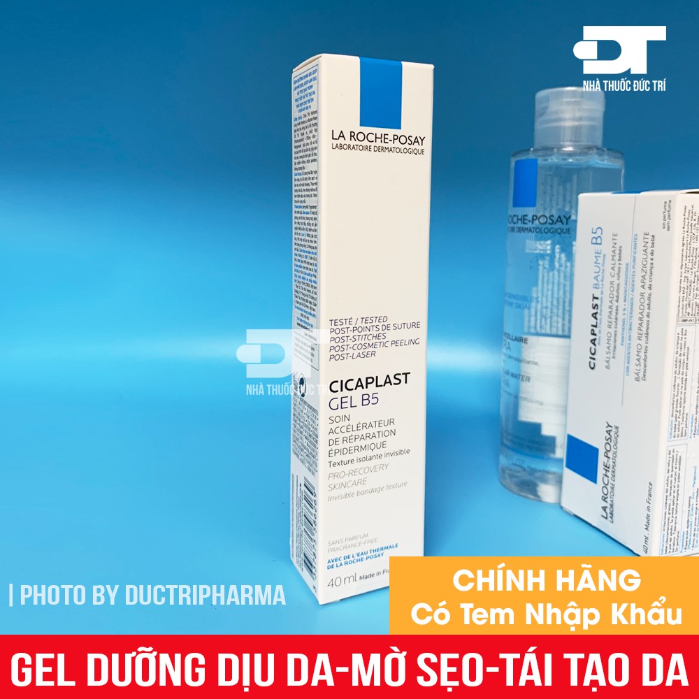 Gel dưỡng phục hồi da, làm mờ sẹo, giúp tái tạo da La Roche Posay Cicaplast Gel B5