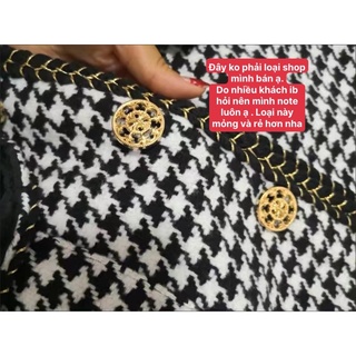Áo Dạ Tweed ( KÈM ẢNH THẬT )