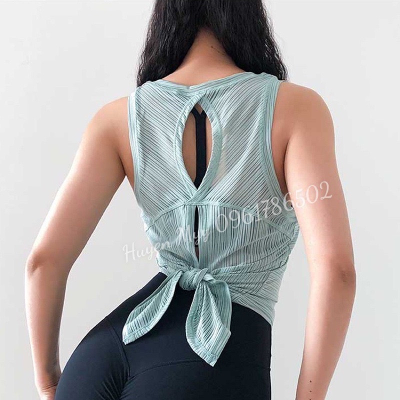 ÁO TANK LƯỚI XẺ LƯNG CỰC ĐẸP