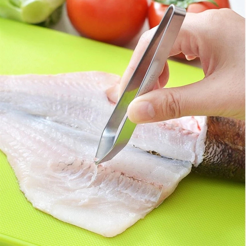 Nhíp gắp xương cá đa dụng bằng thép không gỉ