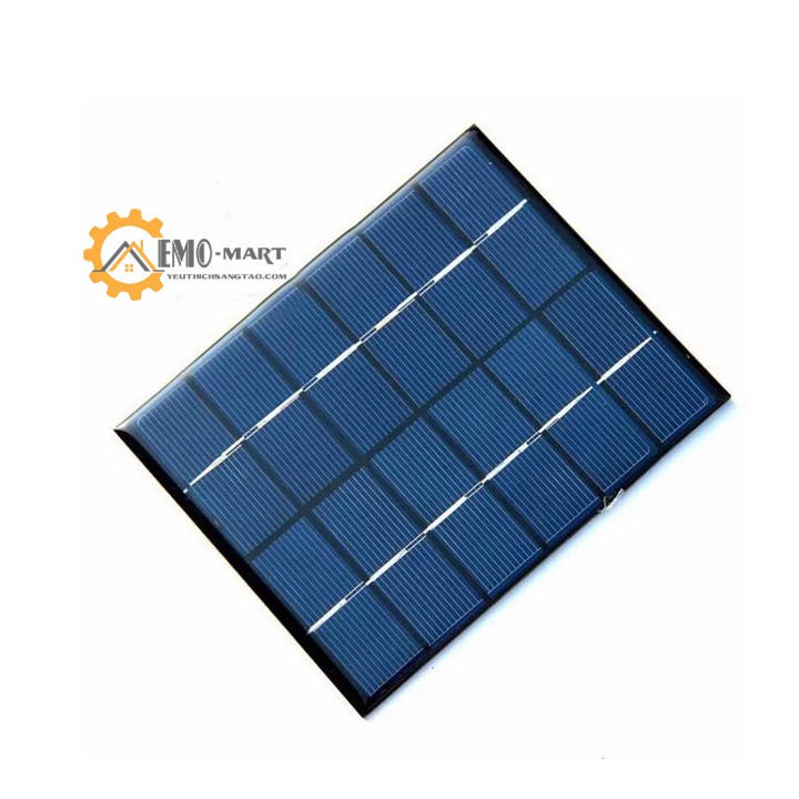 💥 Tấm pin năng lượng mặt trời 💥 BH 12 THÁNG 💥 Công suất 6v, 2w - Tiện lợi khi đi du lịch