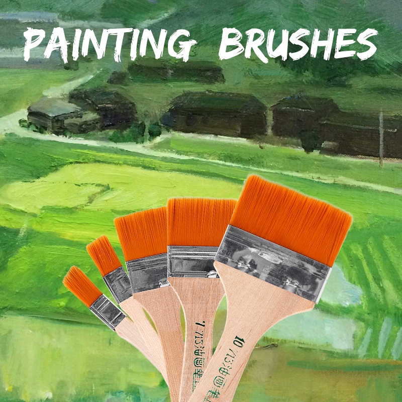 10Pcs/Set  Art brushes, BBQ brushes, oil painting brushes