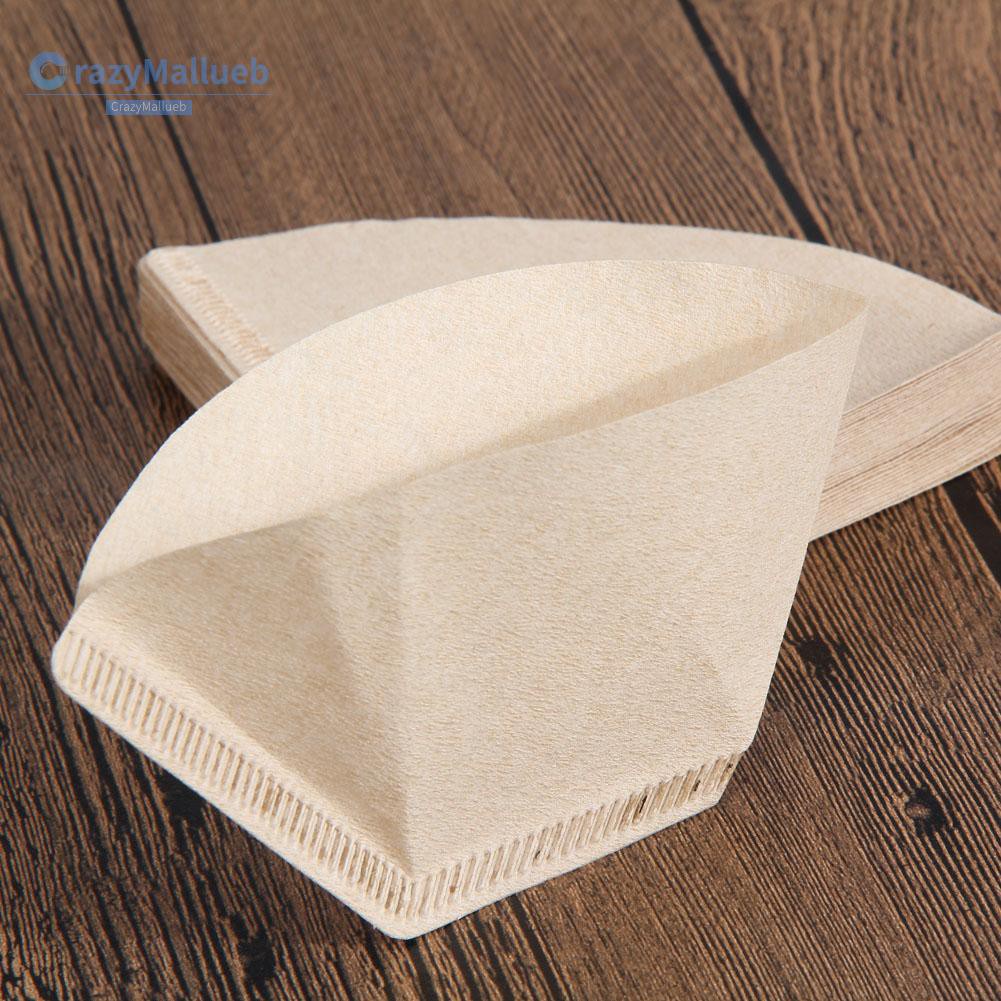 Crazymallueb❤Coffee Paper Filter for 101 Coffee Hand-poured Coffee Filter Drip Cup 40pcs❤Kitchen