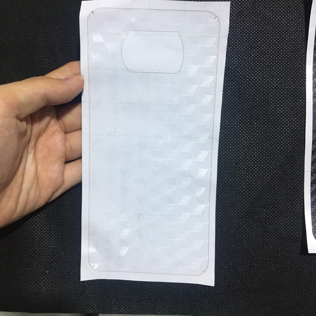 Miếng dán mặt lưng skin carbon Xiaomi Poco X3 NFC / Poco X3 Pro