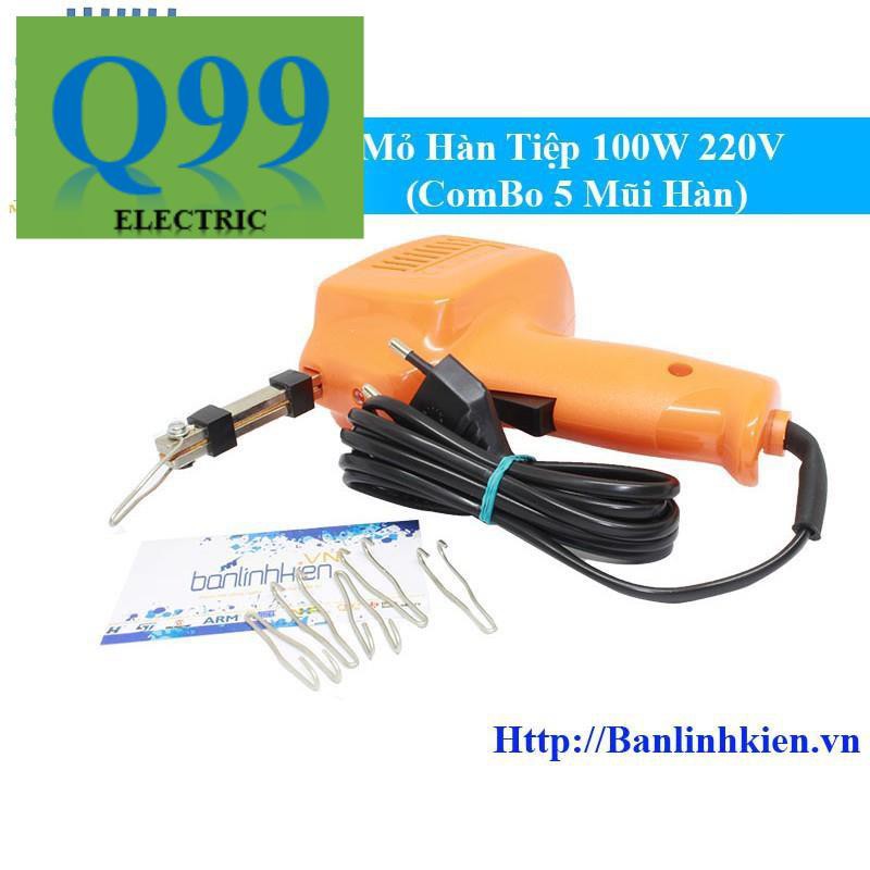 [Giá rẻ] [Q99] Mỏ Hàn Xung của Tiệp 100W 220V tặng 5 Mũi Hàn HD1