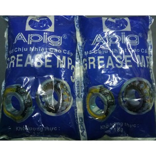 Mỡ bò chịu nhiệt cao cấp Apig Grease MP3 - 1kg