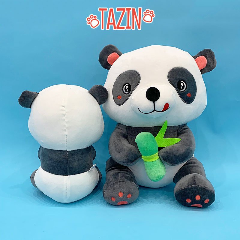 Gấu trúc bông ngồi mềm mịn cutte đáng yêu, gấu trúc panda cao cấp Tazin