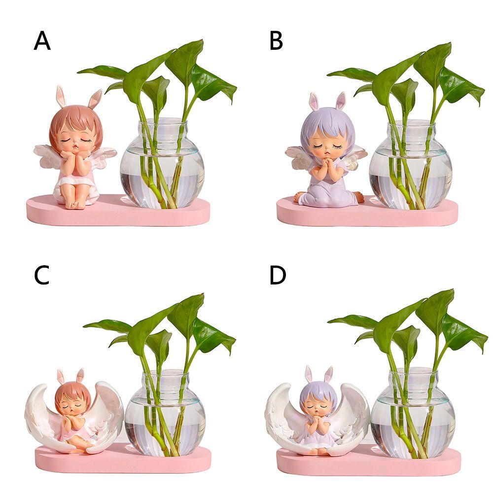 Chậu Hoa Thủy Canh / Búp Bê Dễ Thương Sáng Tạo Trang Trí Nhà Cửa