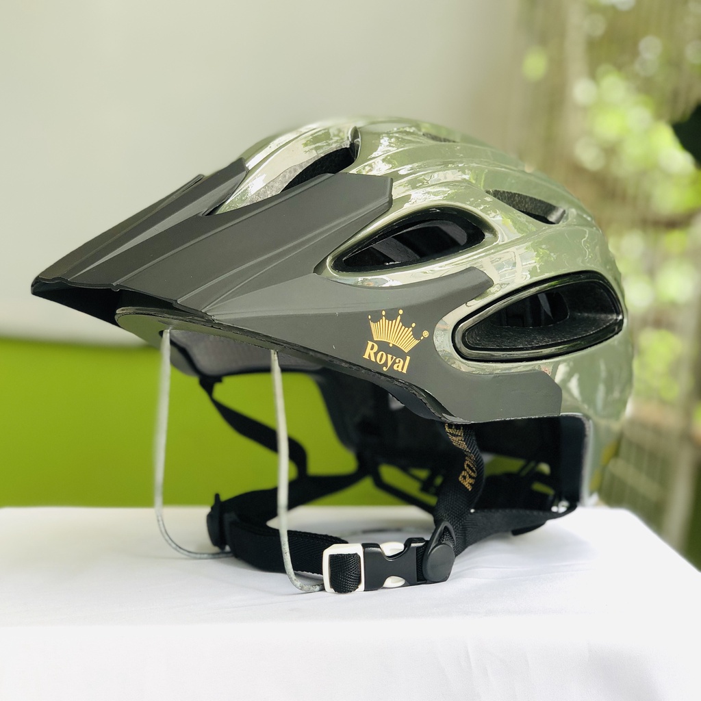 Nón bảo hiểm xe đạp Royal md15 - Roc r15 lưỡi trai cao cấp giống mũ poc 07