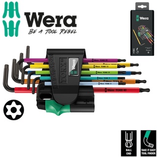 Bộ lục giác hoa thị ngắn nhiều màu có lỗ 967/9 TX Bo Multicolour 1 SB Wera 05073599001