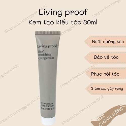 Living Proof - Kem Dưỡng Tạo Kiểu Tóc Living Proof Frizz Nourishing Styling Cream 30ml (Bill Mỹ)