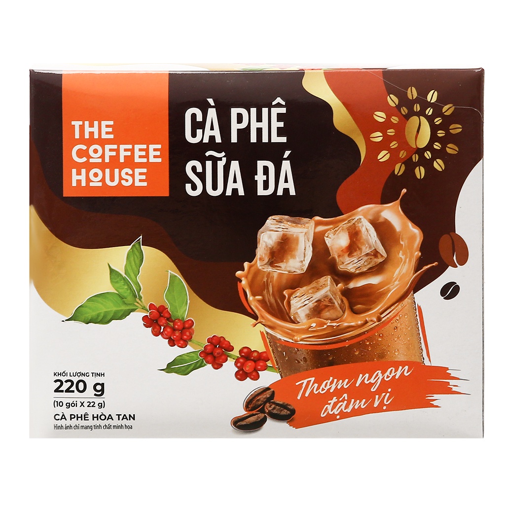 Cà phê sữa đá The Coffee House Hộp 220g