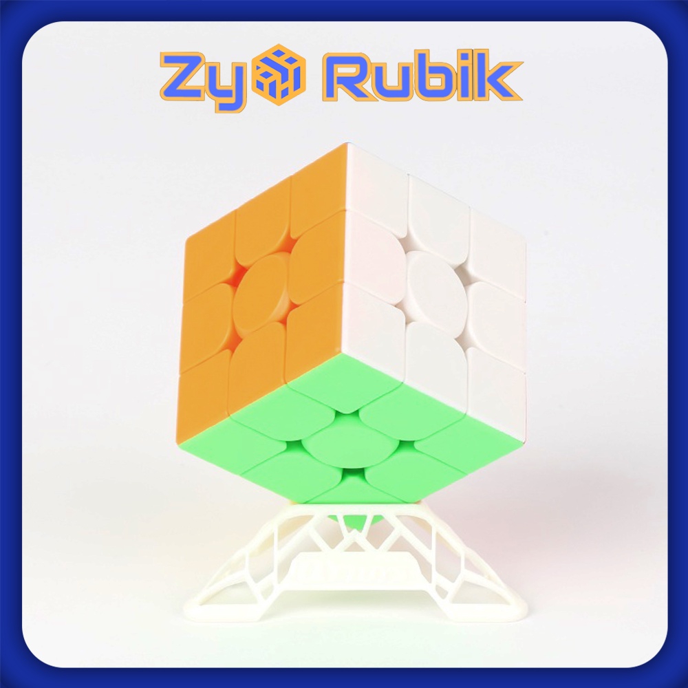 Rubik 3x3 Combo Moyu Meilong 3C/ Moyu meilong 3 MFJS Rubic 2022 Stickerless + Đế QiYi DNA ( Full màu ) - ZyO Rubik