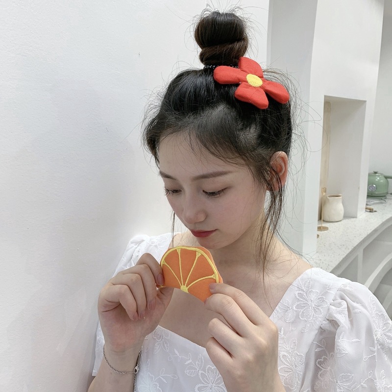 We Flower Kẹp tóc trang trí hình trái cây và hoa xinh xắn đáng yêu cho nữ
