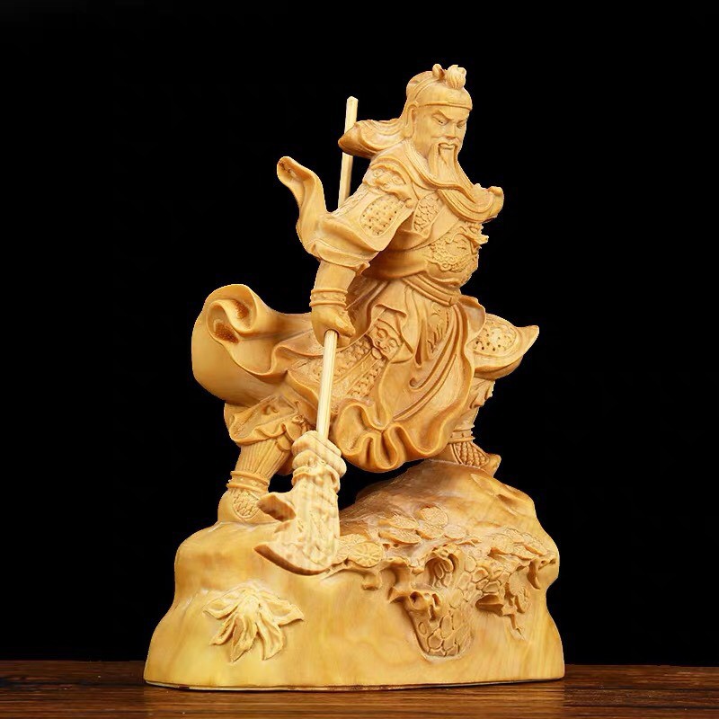 Tượng Quan Công,Quan Vũ gỗ Hoàng Dương