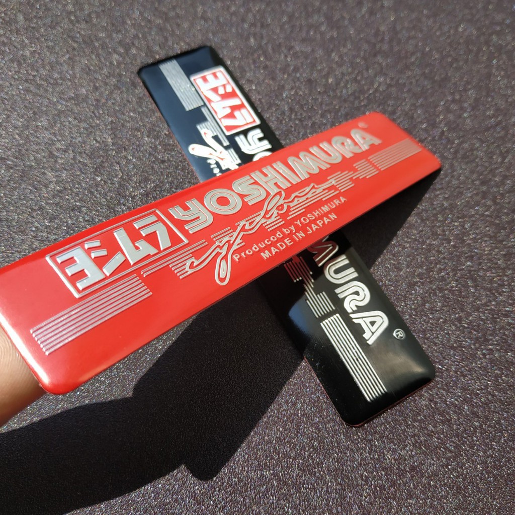 HOT  Tem nhôm dán Pô xe, ống xả xe gắn máy Yoshimura - Ohlins - Leovince Thienbaovnn