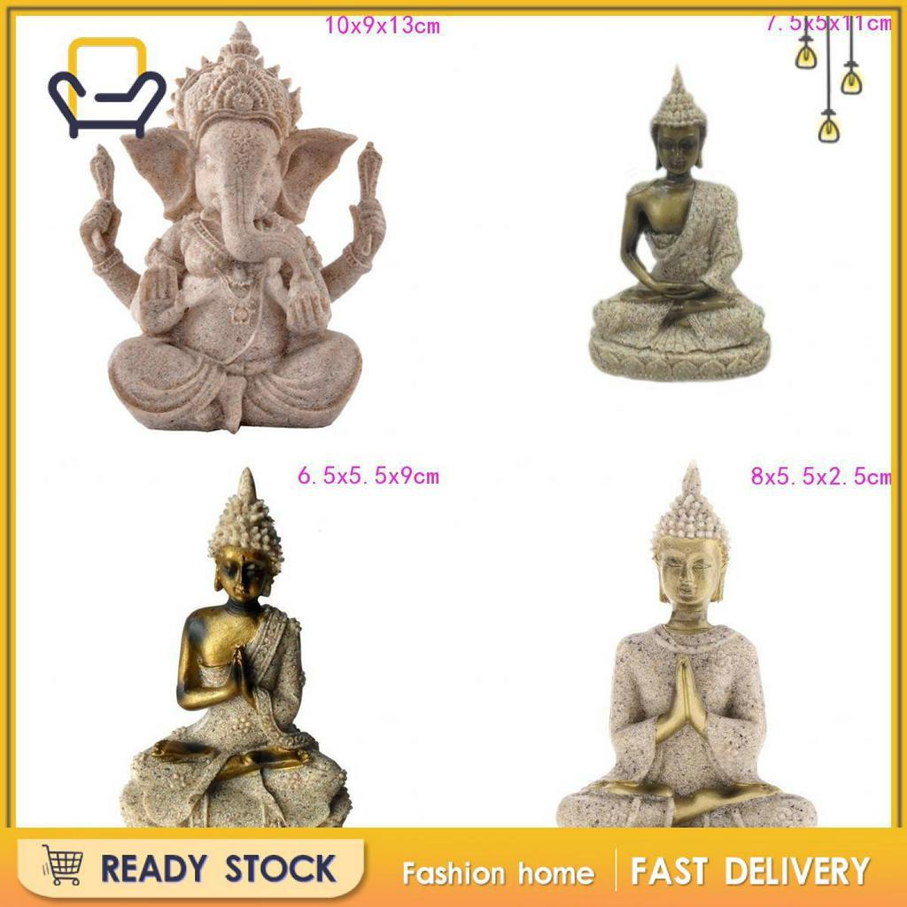 Nhà thời trang Tượng voi Phật Điêu khắc Tượng đá sa thạch Trang trí sân vườn