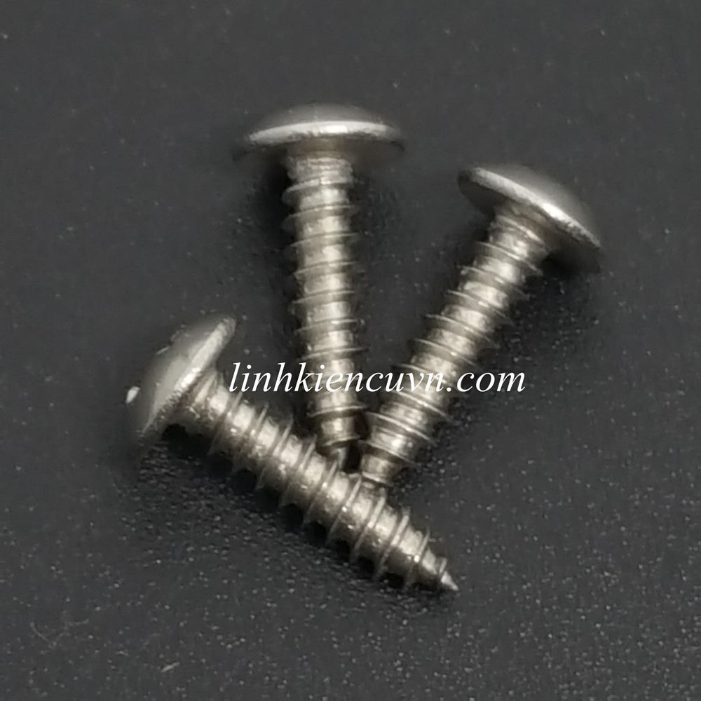 Combo 10 chiếc Ốc vít M3 12mm mũ lồi