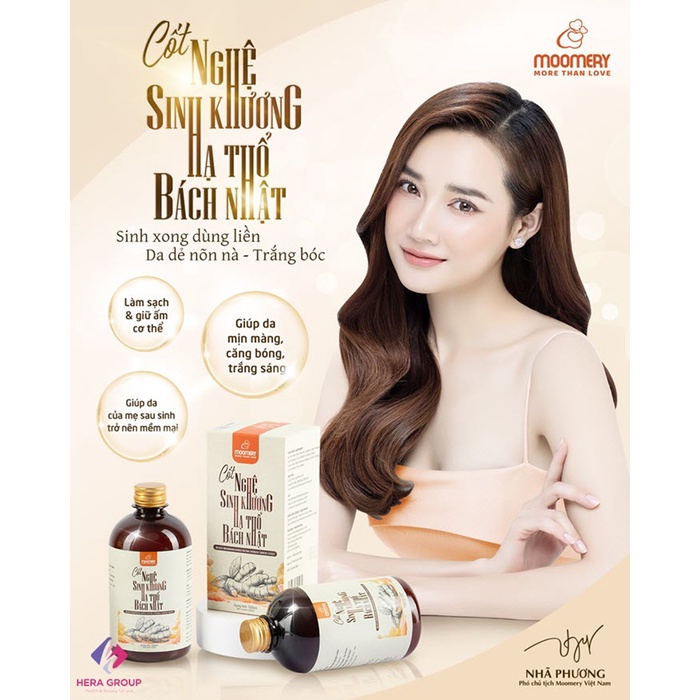 Cốt Nghệ Sinh Khương Moomery - Cốt Nghệ Sinh Khương Hạ Thổ Bách Nhật - Chính Hãng Nhã Phương Beauty &amp; Moomery