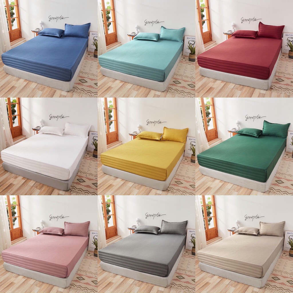 Bộ ga giường và vỏ gối Cotton 3F M2T Bedding ga gối cotton Khách Sạn, Nhà Nghỉ, Homestay chuyên dùng