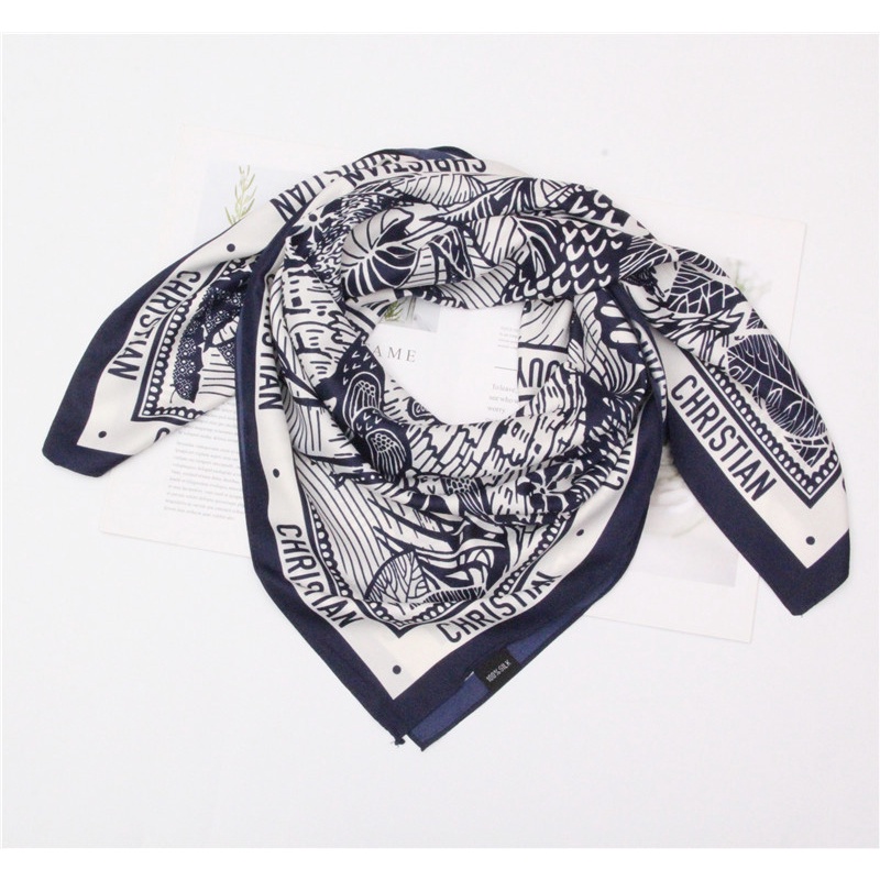 Khăn Choàng Satin (73-85 #) H-90CM (35.4x35.4inch) Khăn Choàng Hijab Hình Vuông Bán Sỉ Link WJ1016-H