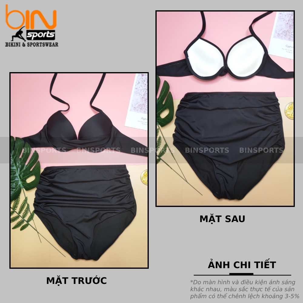 Bikini Nữ Hai Mảnh Cạp Cao Nhiều Màu Bin Sports BHV018