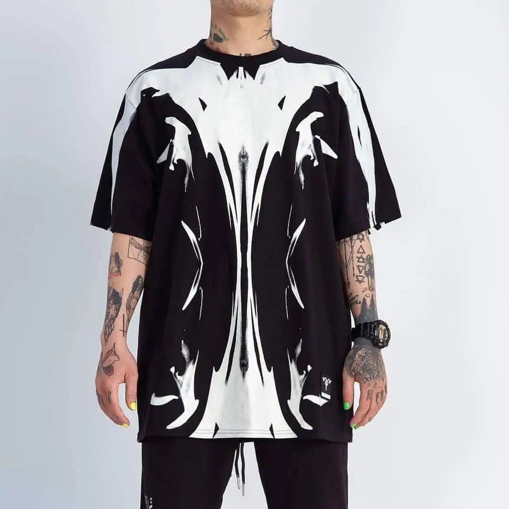 YOSICLUB ÁO THUN OVERSIZE #TIEDIE