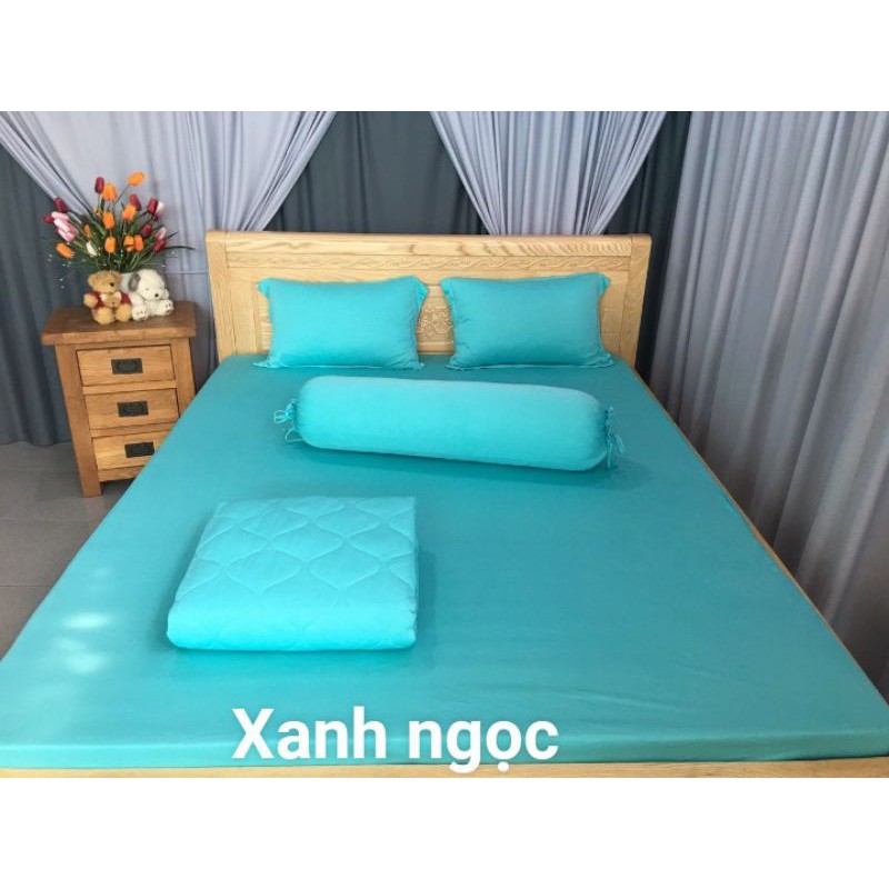 Bộ Ga 5 món thun Hàn Quốc ( Trơn )
