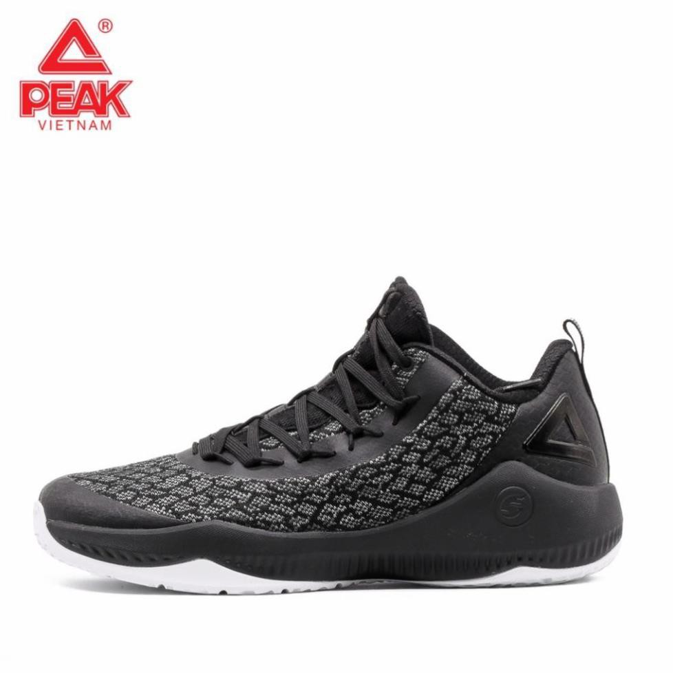 [Đỉnh Cao] Giày bóng rổ PEAK Basketball Snake NET E92061A – Đen BH 2 Năm 2020 TỐT . . 🎁 .. new 👟 new .