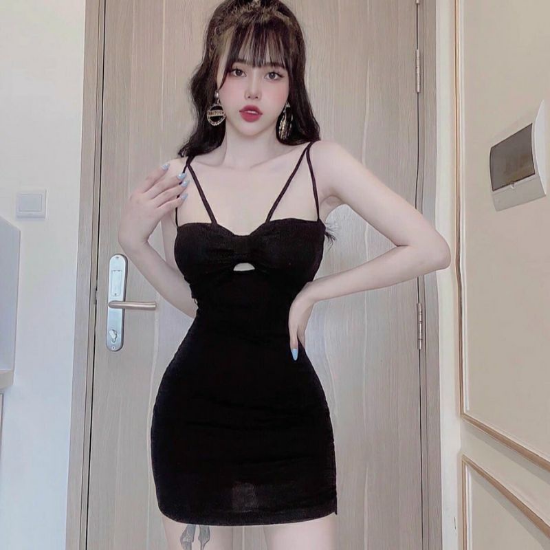 Đầm body đầm ôm cột dây kiểu mới cực sexy nóng bỏng Đ21 (giá sỉ) Lissa