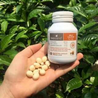 Sữa canxi bioisland 90 viên mẫu mới nhất cho bé