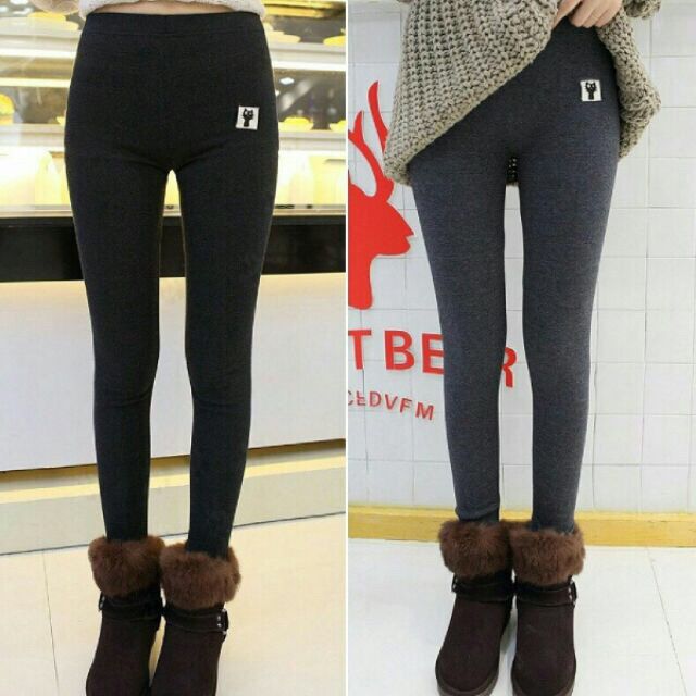 (Giá sỉ sll) Quần Legging Lót Nhung tag Mèo hoặc H&amp;M