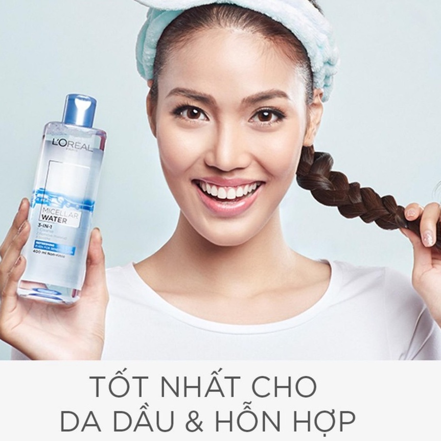 L'oreal Chính Hãng- Nước Tẩy Trang Tươi Mát L'Oreal Paris Micellar Water