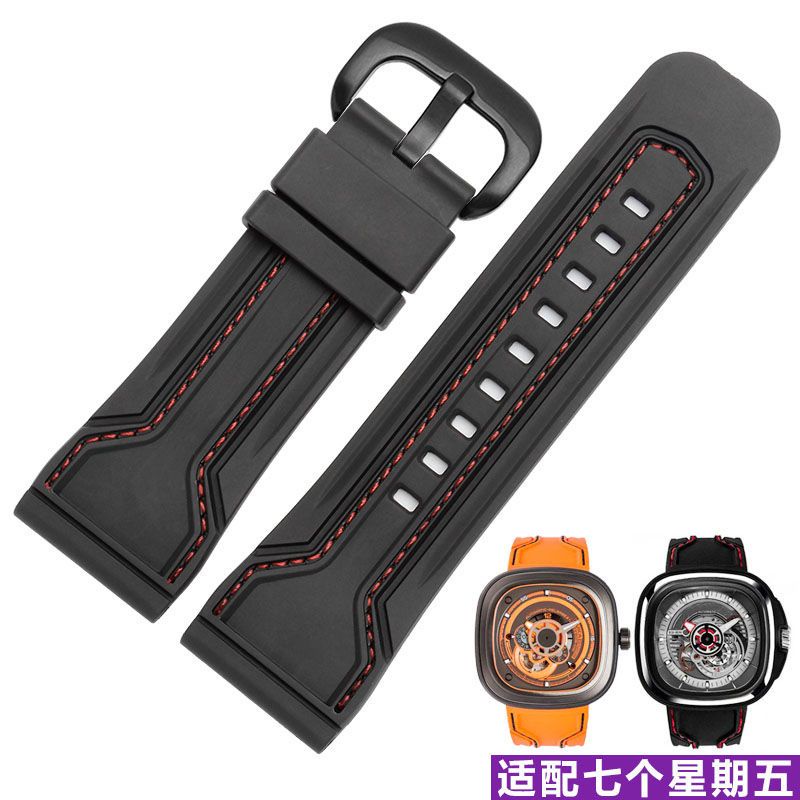 Dây Đeo Cao Su 28mm Cho Đồng Hồ Seven Agelocker