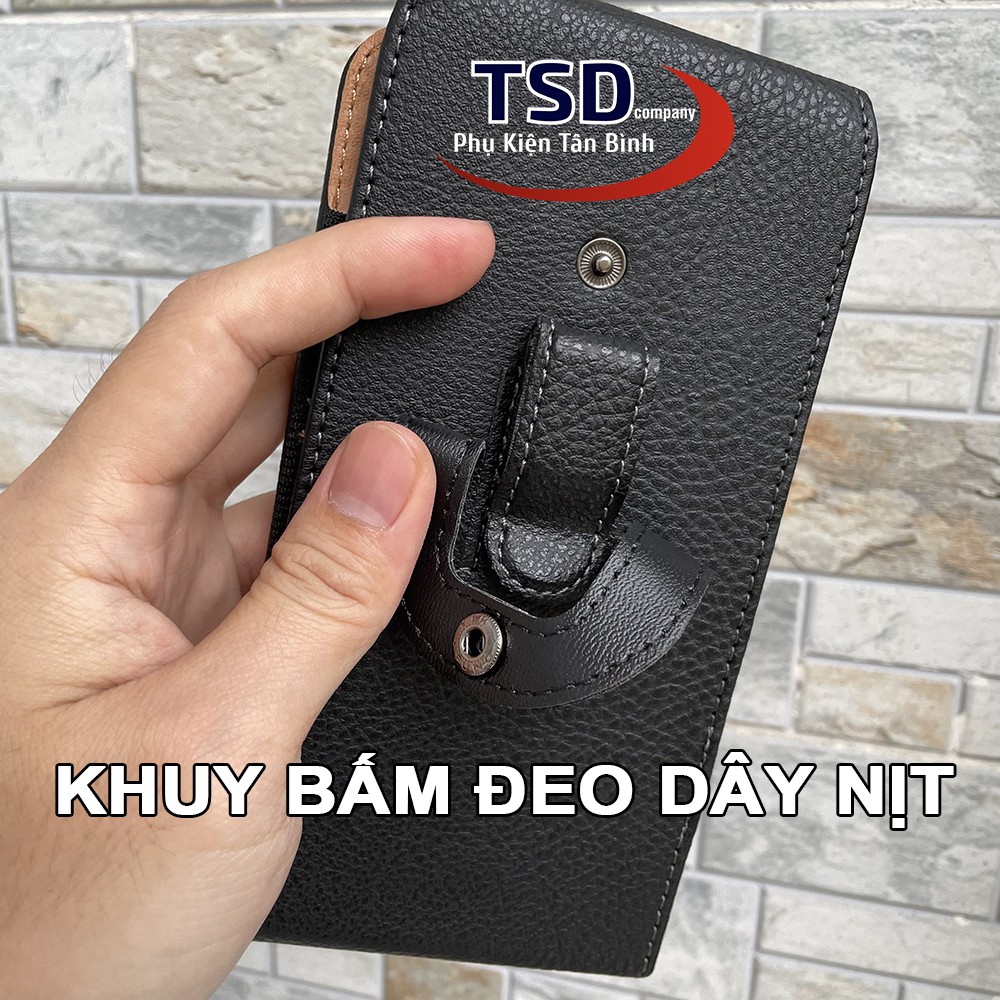 Bao Da Điện Thoại Gài Thắt Lưng Cao Cấp