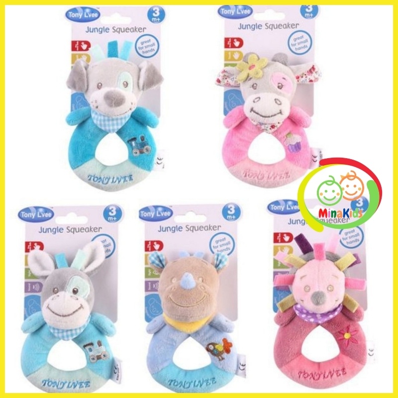 [Mã LIFE0503TOYS giảm 10% đơn 0Đ] Đồ Chơi Cầm Tay Cho Bé Sơ Sinh Lục Lạc Cầm Tay Cho Bé Tony Lvee TCT10