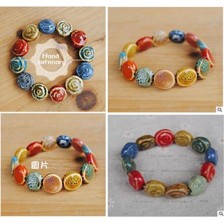 Vòng tay làm từ gốm sứ handmade