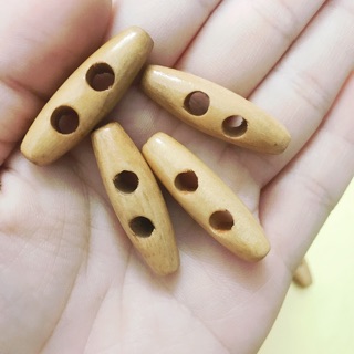Nút chặn gỗ dài 2 lỗ