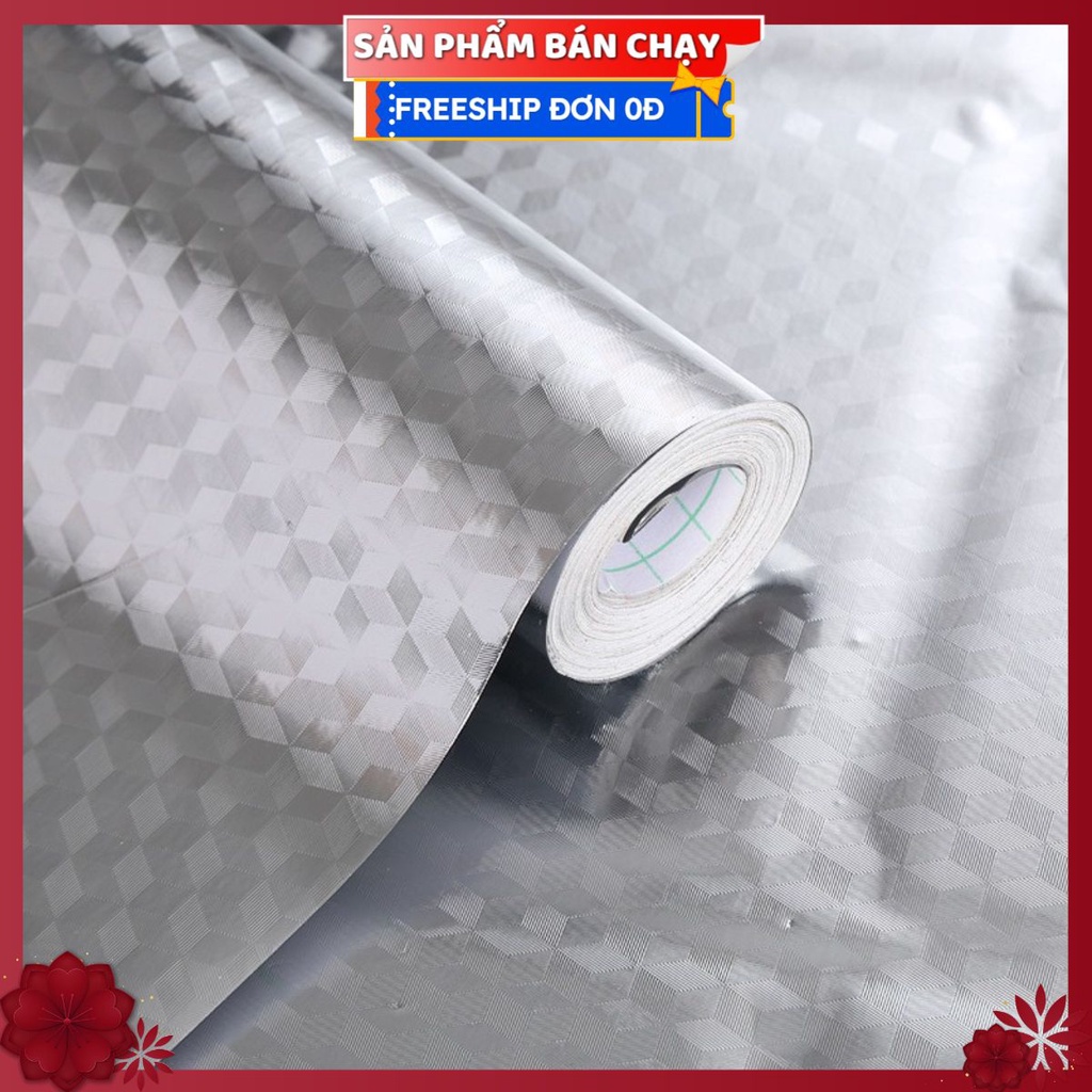 #Cuộn Giấy Bạc Họa Tiết - Dán Nhà Bếp Cách Nhiệt Chống Thấm - Trang Trí Size 2 - 3 Mét