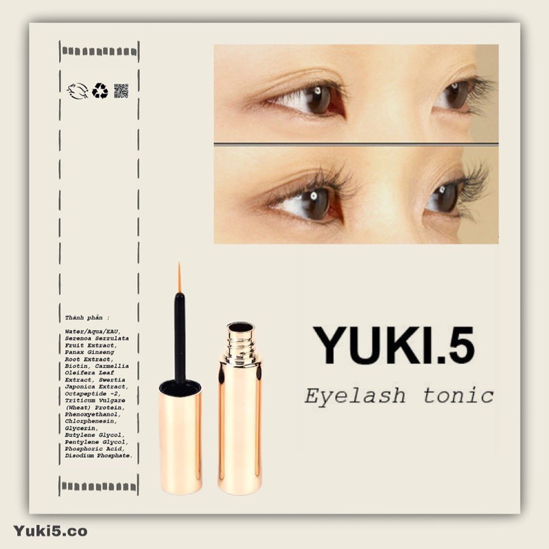 GEL DƯỠNG MI MÀY DÀI RẬM KHOẺ 14 NGÀY YUKI5 HANDMADE | BigBuy360 - bigbuy360.vn